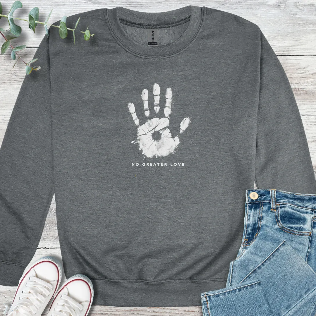 Handprint Sweatshirt - Christian graphic sweatshirt