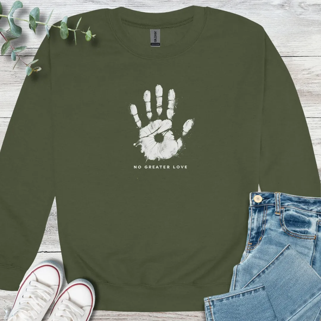 Handprint Sweatshirt - Christian graphic sweatshirt