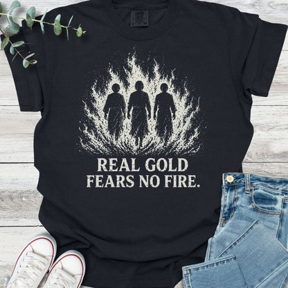 Fear No Fire T-shirt in Black - Christian graphic tee