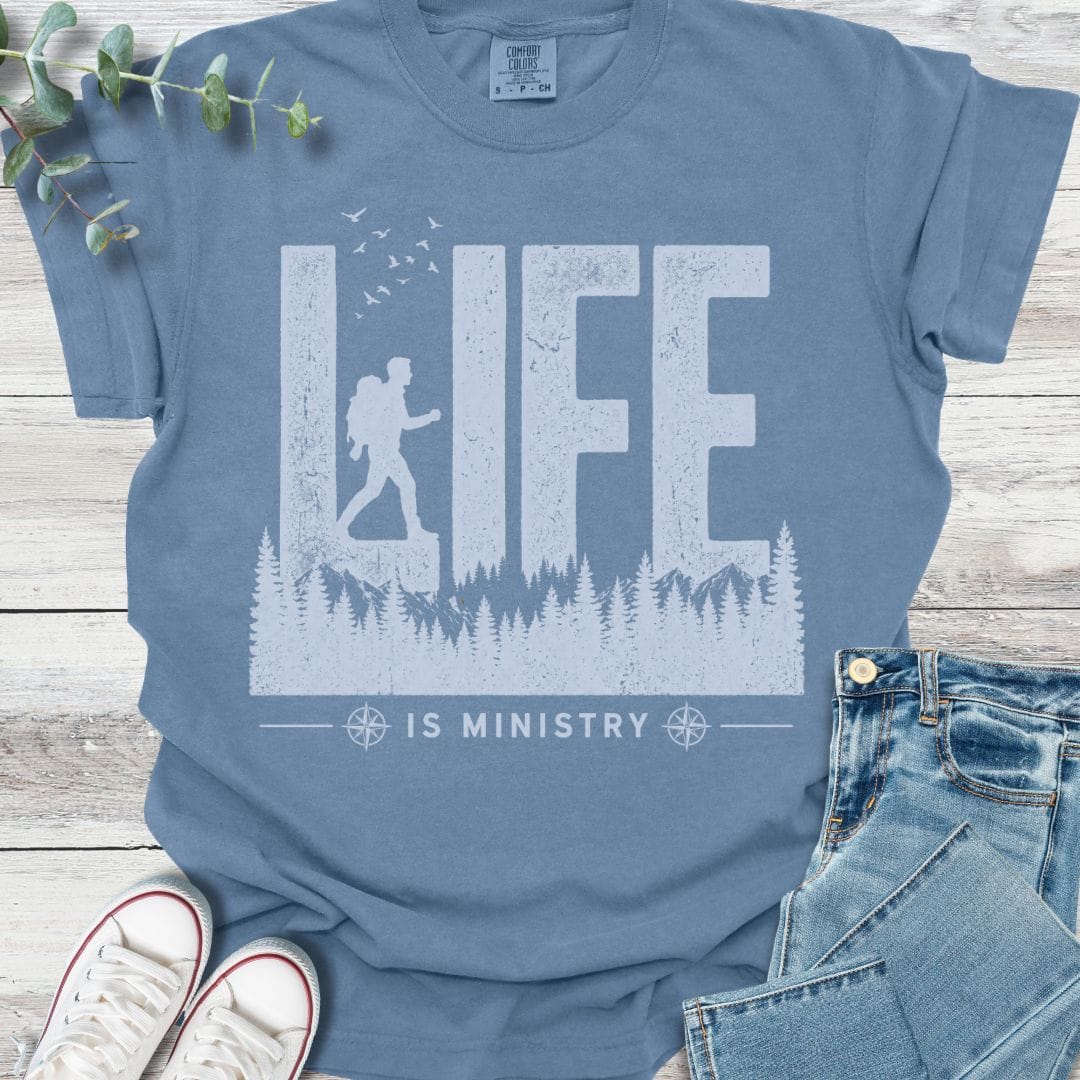 Life Is Ministry T-shirt - Christian graphic tee