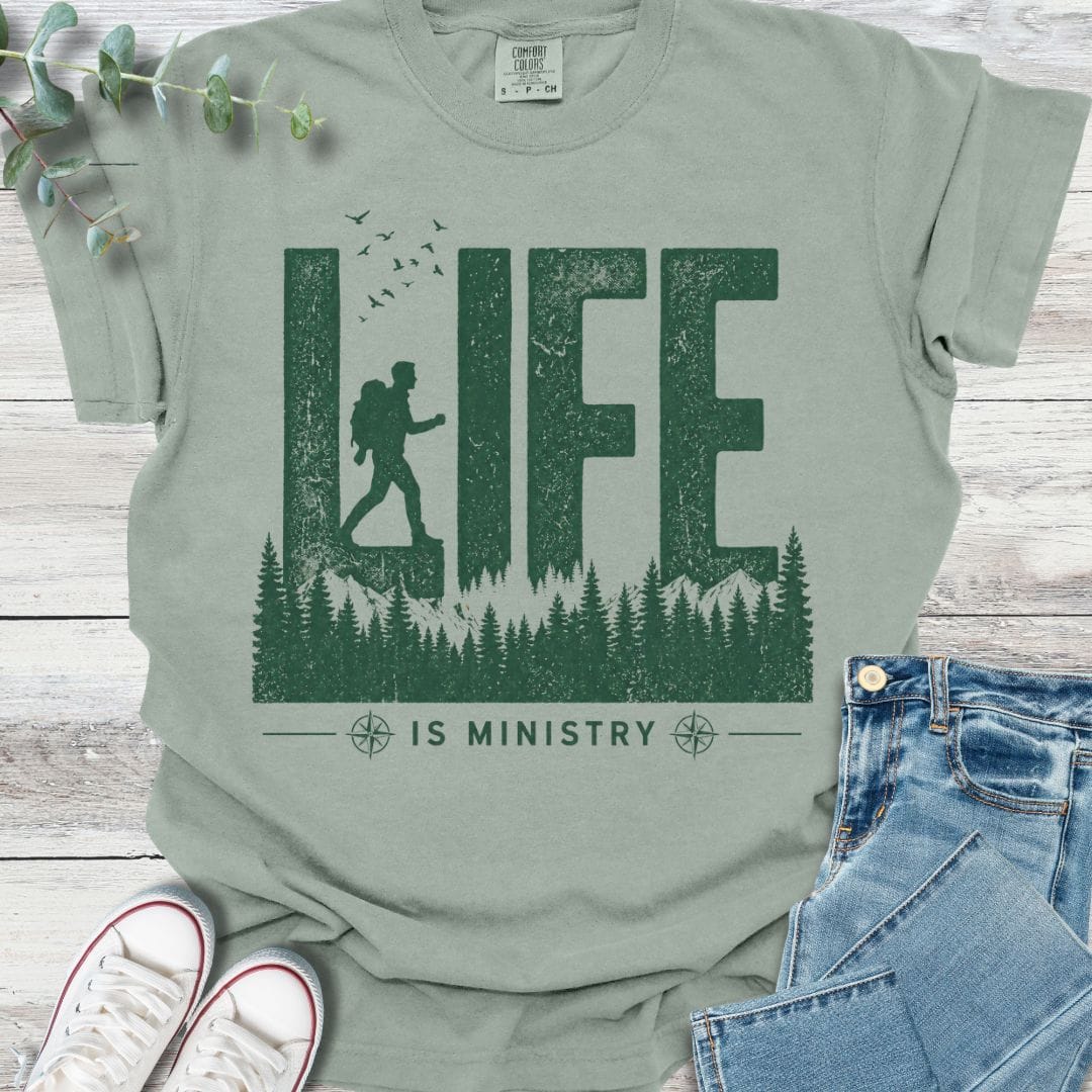 Life Is Ministry T-shirt - Christian graphic tee