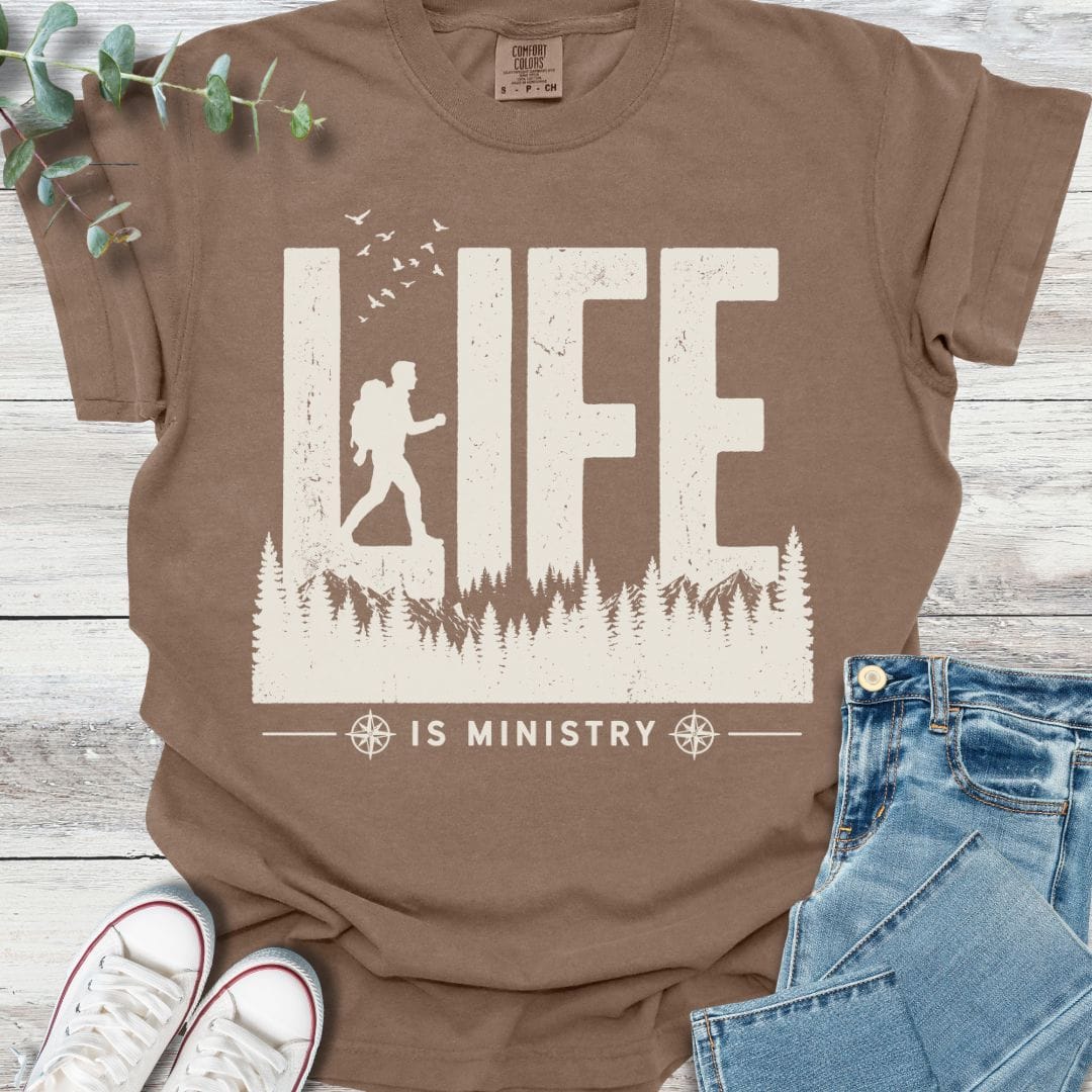 Life Is Ministry T-shirt - Christian graphic tee
