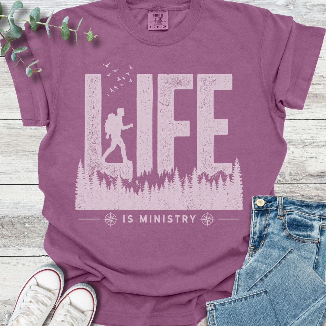 Life Is Ministry T-shirt - Christian graphic tee