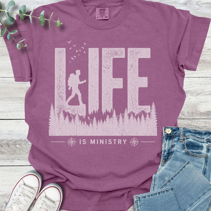 Life Is Ministry T-shirt - Christian graphic tee
