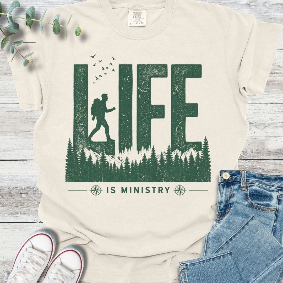 Life Is Ministry T-shirt - Christian graphic tee