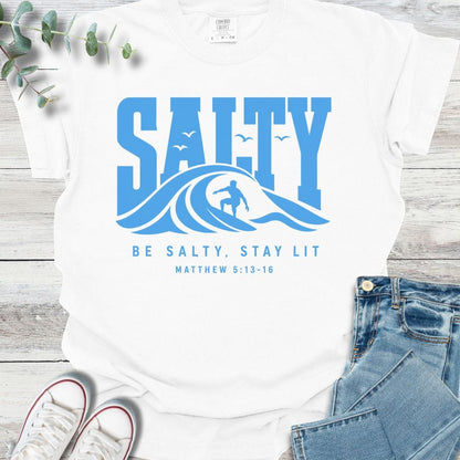 Salt Life T-Shirt in White - Christian graphic tee