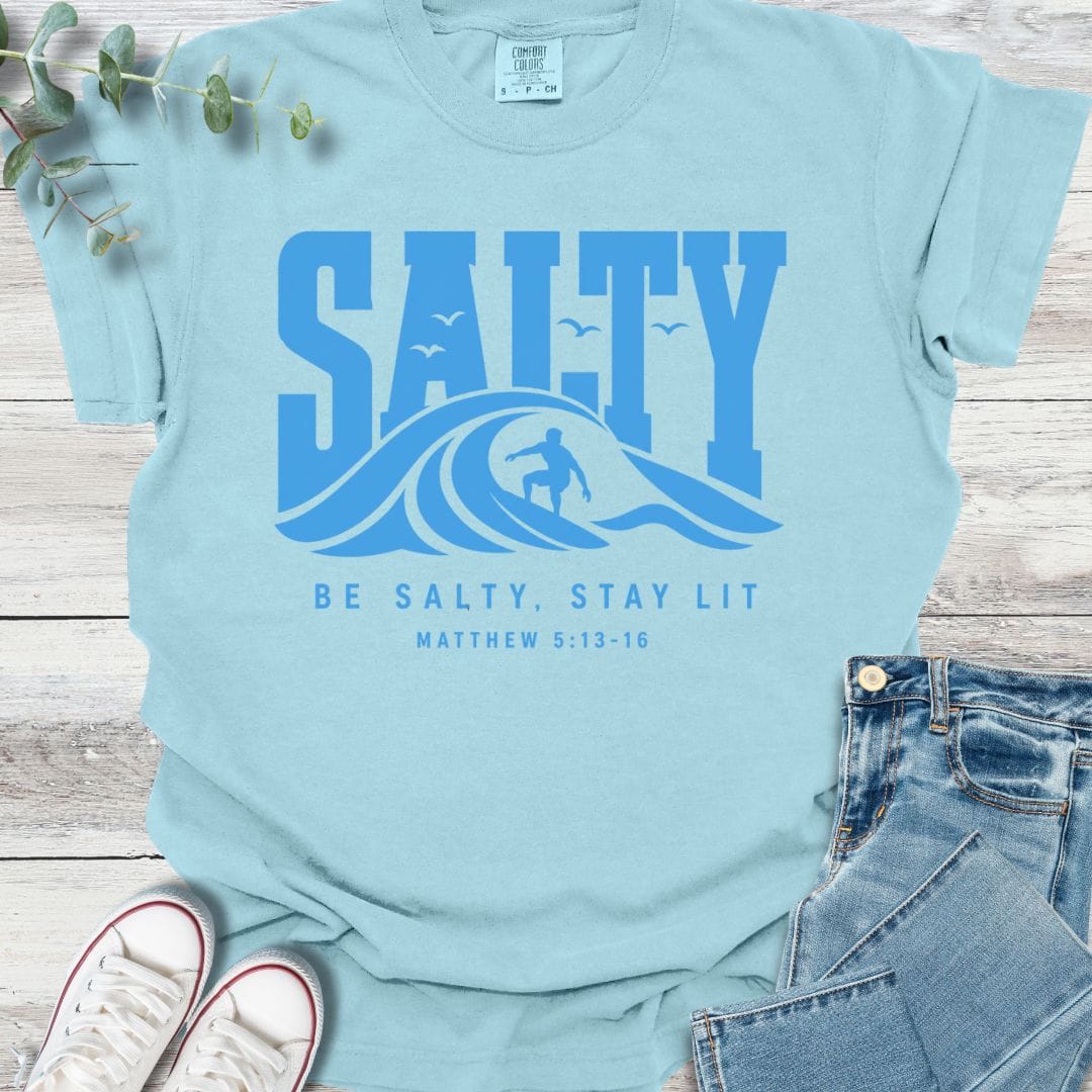 Salt Life T-Shirt in Chambray - Christian graphic tee