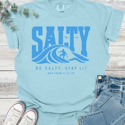 Salt Life T-Shirt in Chambray - Christian graphic tee
