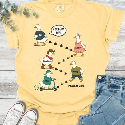 Follow Me T-Shirt in Butter - Christian graphic tee