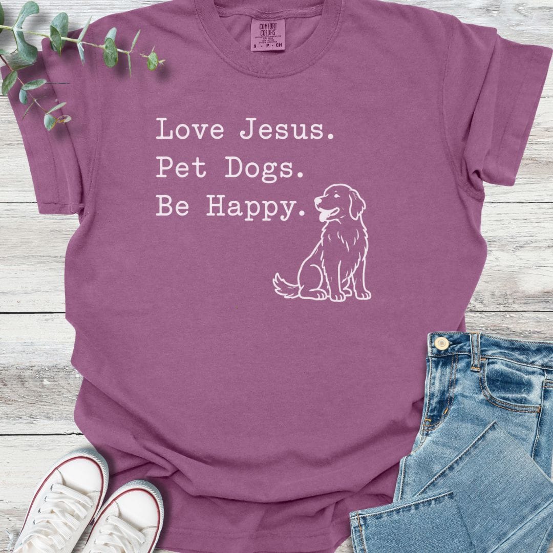 Sacred Companions T-Shirt in Berry - Christian graphic tee