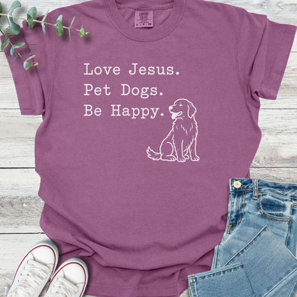Sacred Companions T-Shirt in Berry - Christian graphic tee