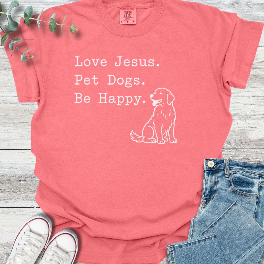 Sacred Companions T-Shirt in Watermelon - Christian graphic tee