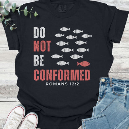 Against the Flow T-Shirt in Black - Christian graphic tee
