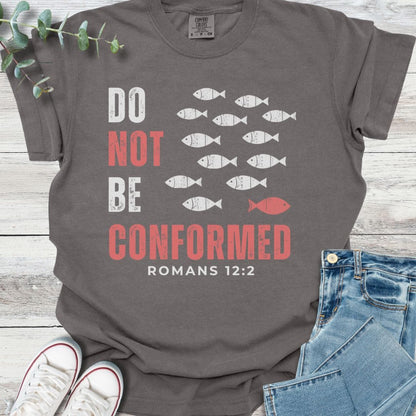 Against the Flow T-Shirt in Pepper - Christian graphic tee