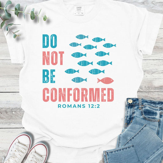 Against the Flow T-Shirt in White - Christian graphic tee
