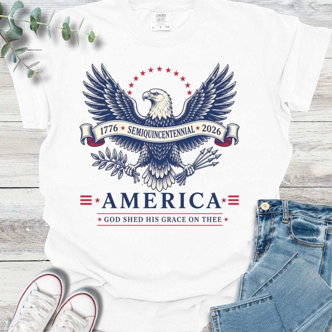 Semiquincentennial Grace T-Shirt - Christian graphic tee