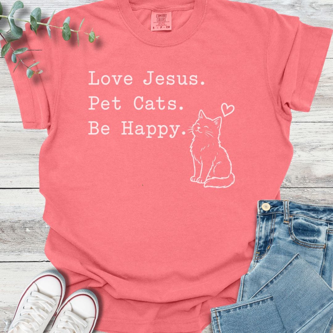 Paws & Peace T-Shirt - Christian graphic tee