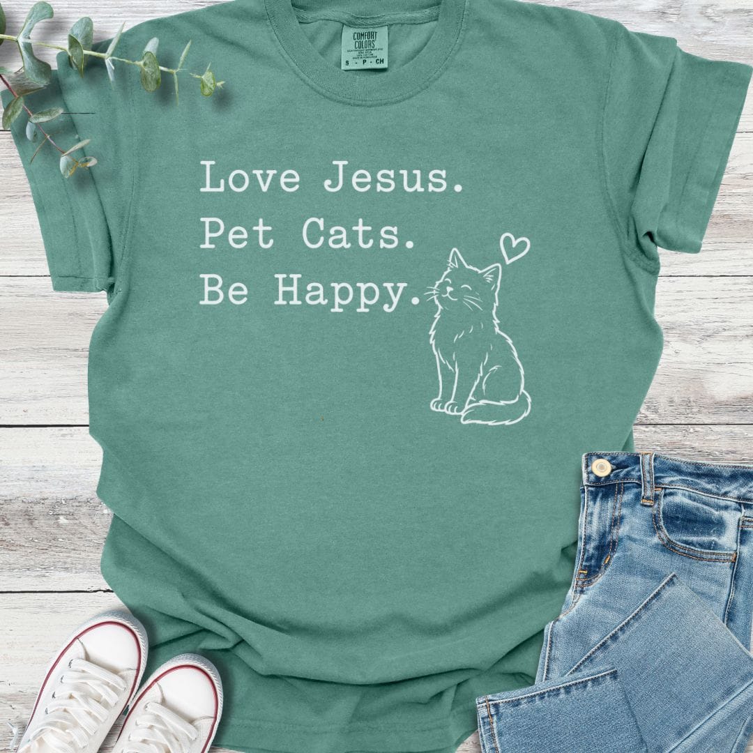Paws & Peace T-Shirt - Christian graphic tee