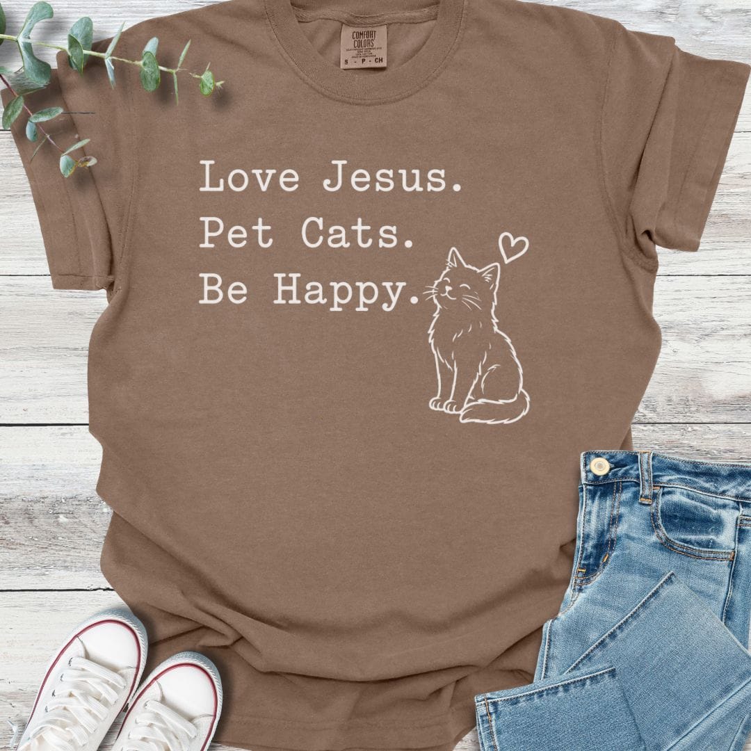 Paws & Peace T-Shirt - Christian graphic tee