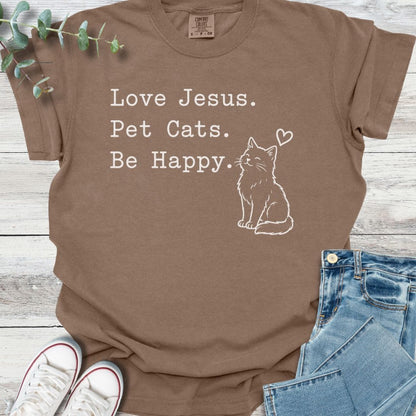 Paws & Peace T-Shirt - Christian graphic tee