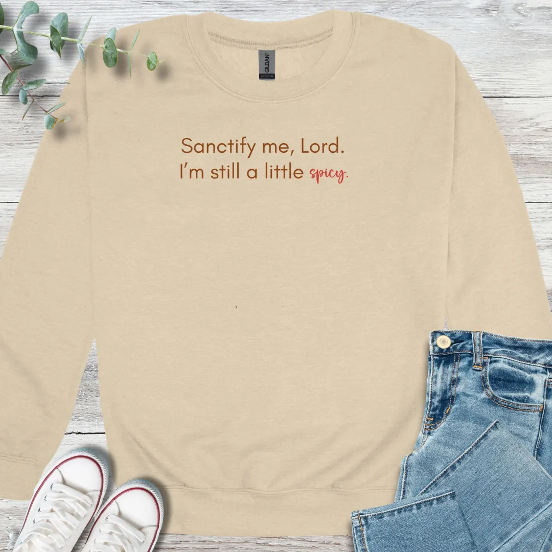 Spicy Sweatshirt - Christian graphic sweatshirt