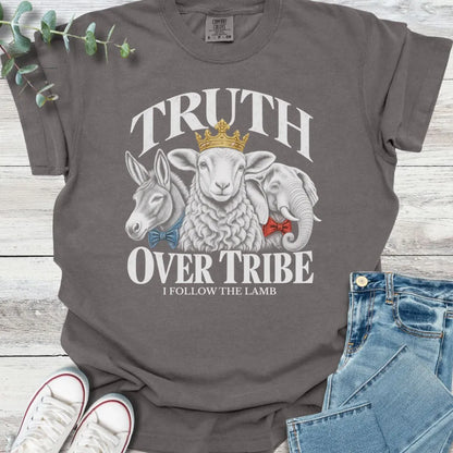 Truth Over Tribe T-Shirt - Christian graphic tee