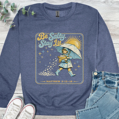 Salty Sweatshirt - Christian graphic sweatshirt