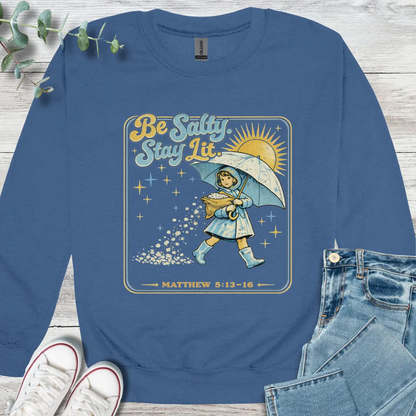 Salty Sweatshirt - Christian graphic sweatshirt