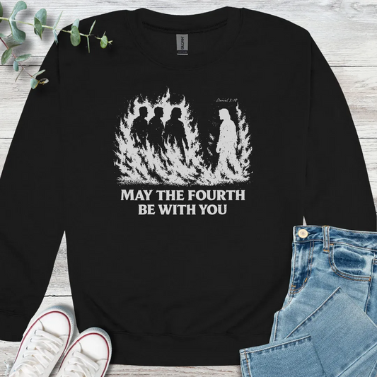 The Fourth Sweatshirt - Christian graphic sweatshirt