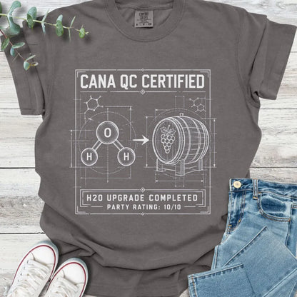 Cana Certified T-Shirt in Pepper - Christian graphic tee