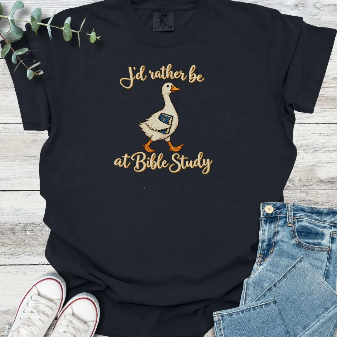 I'd Rather T-Shirt - Christian graphic tee