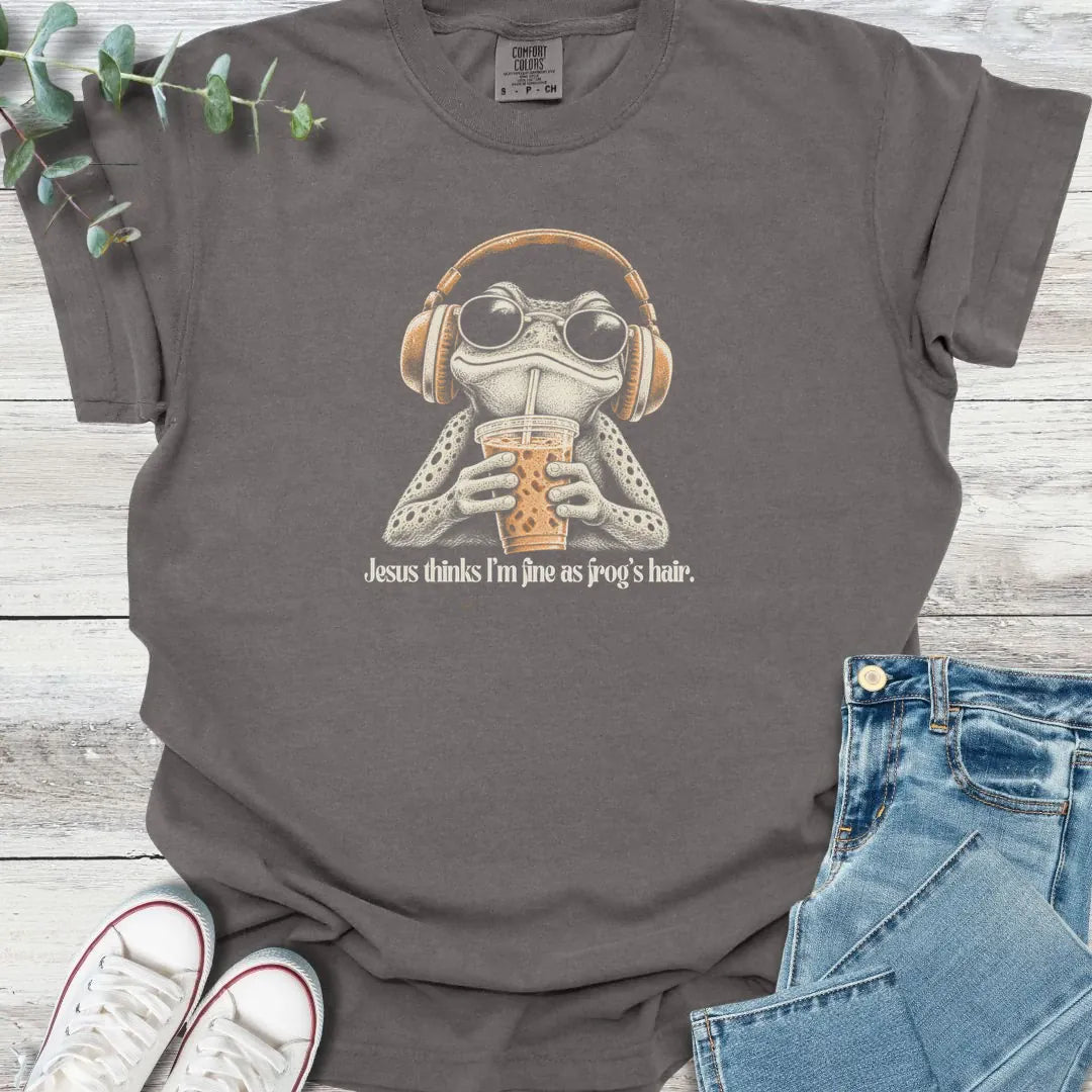 Fine As Frog Hair T-Shirt - Christian graphic tee