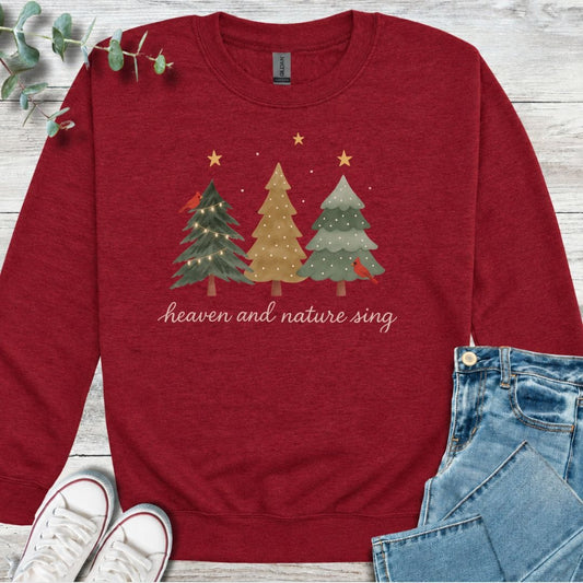 Heaven's Song Sweatshirt - Christian graphic sweatshirt