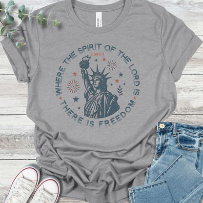 Freedom Spirit T-Shirt - Christian graphic tee