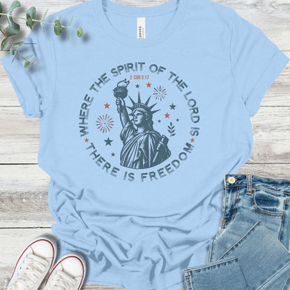 Freedom Spirit T-Shirt - Christian graphic tee