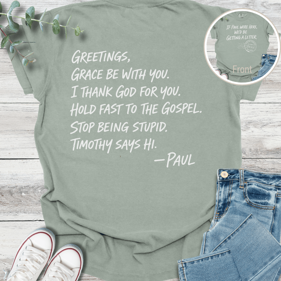 Classic Paul Special Edition T-shirt in Bay - Christian graphic tee