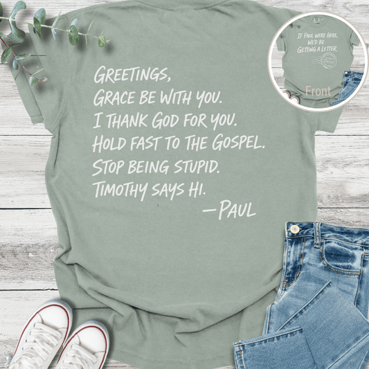 Classic Paul Special Edition T-shirt in Bay - Christian graphic tee