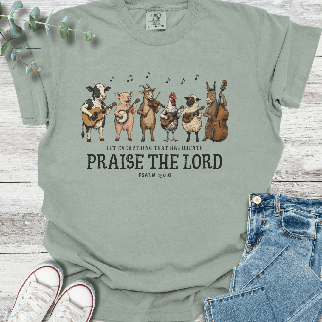Farm Band T-Shirt - Christian graphic tee