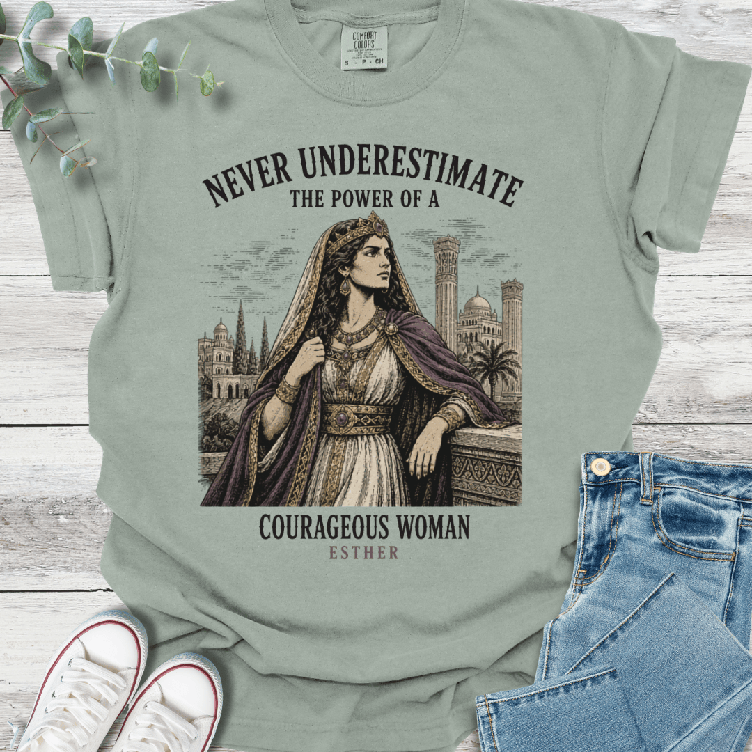 Esther Courage T-Shirt - Christian graphic tee