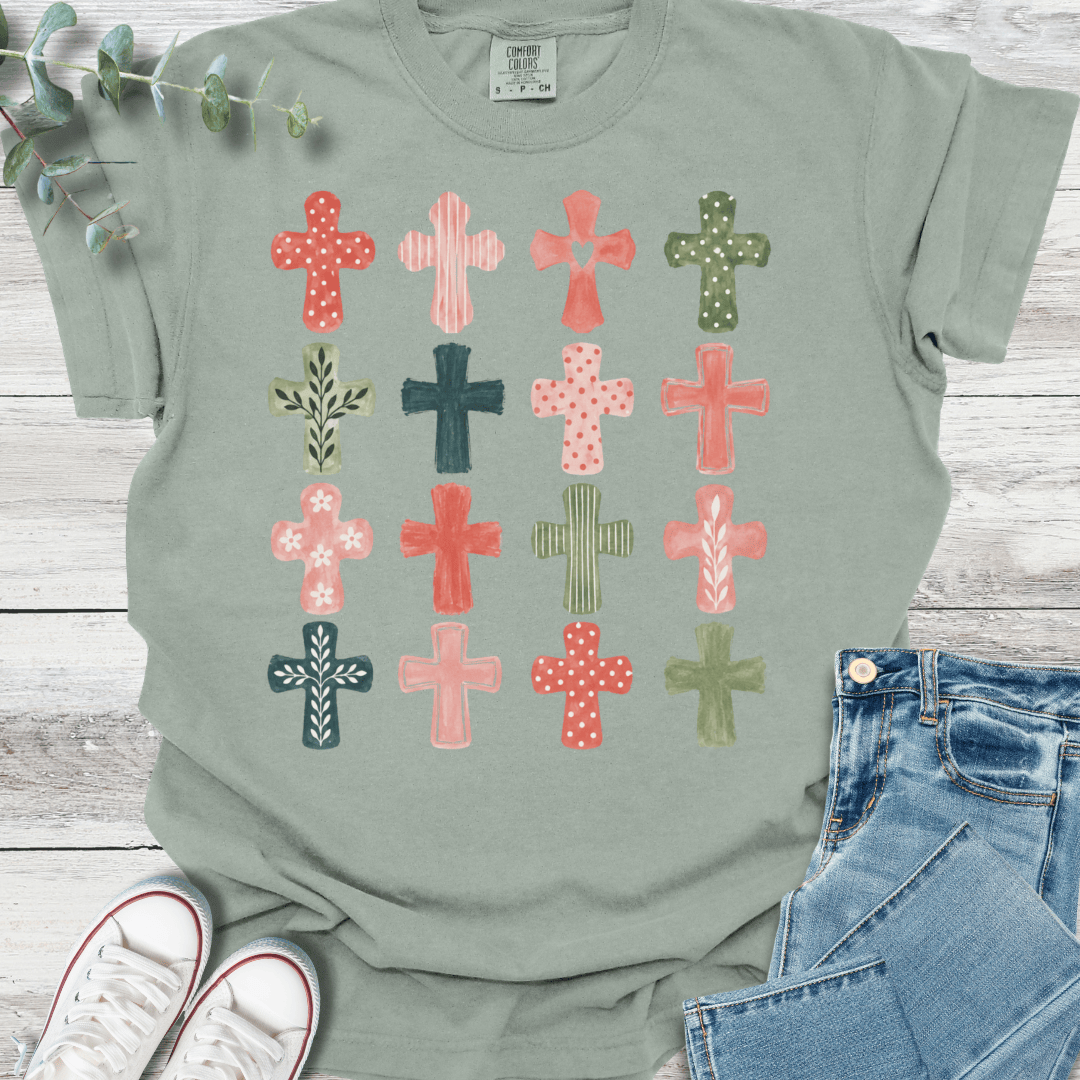 Crosses T-Shirt - Christian graphic tee