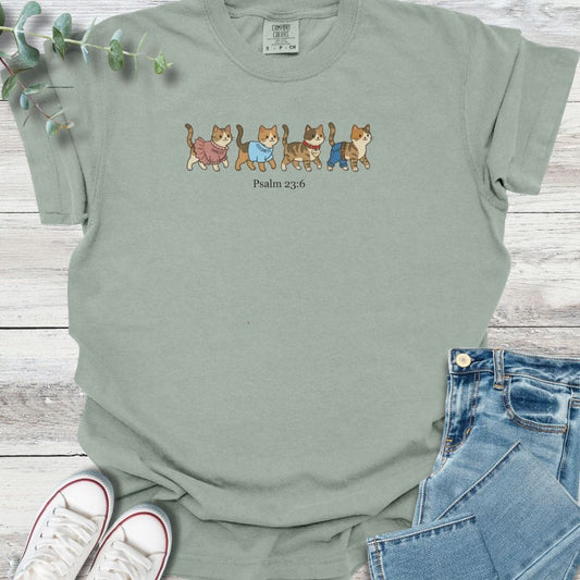 Pursued T-Shirt in Bay - Christian graphic tee