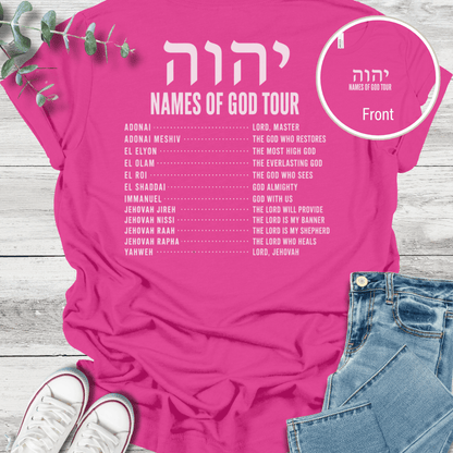 Names of God T-Shirt - Christian graphic tee