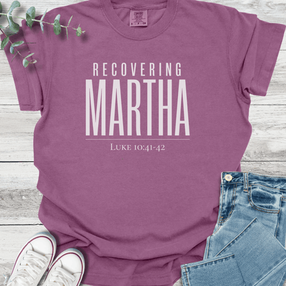 Recovering Martha T-Shirt - Christian graphic tee