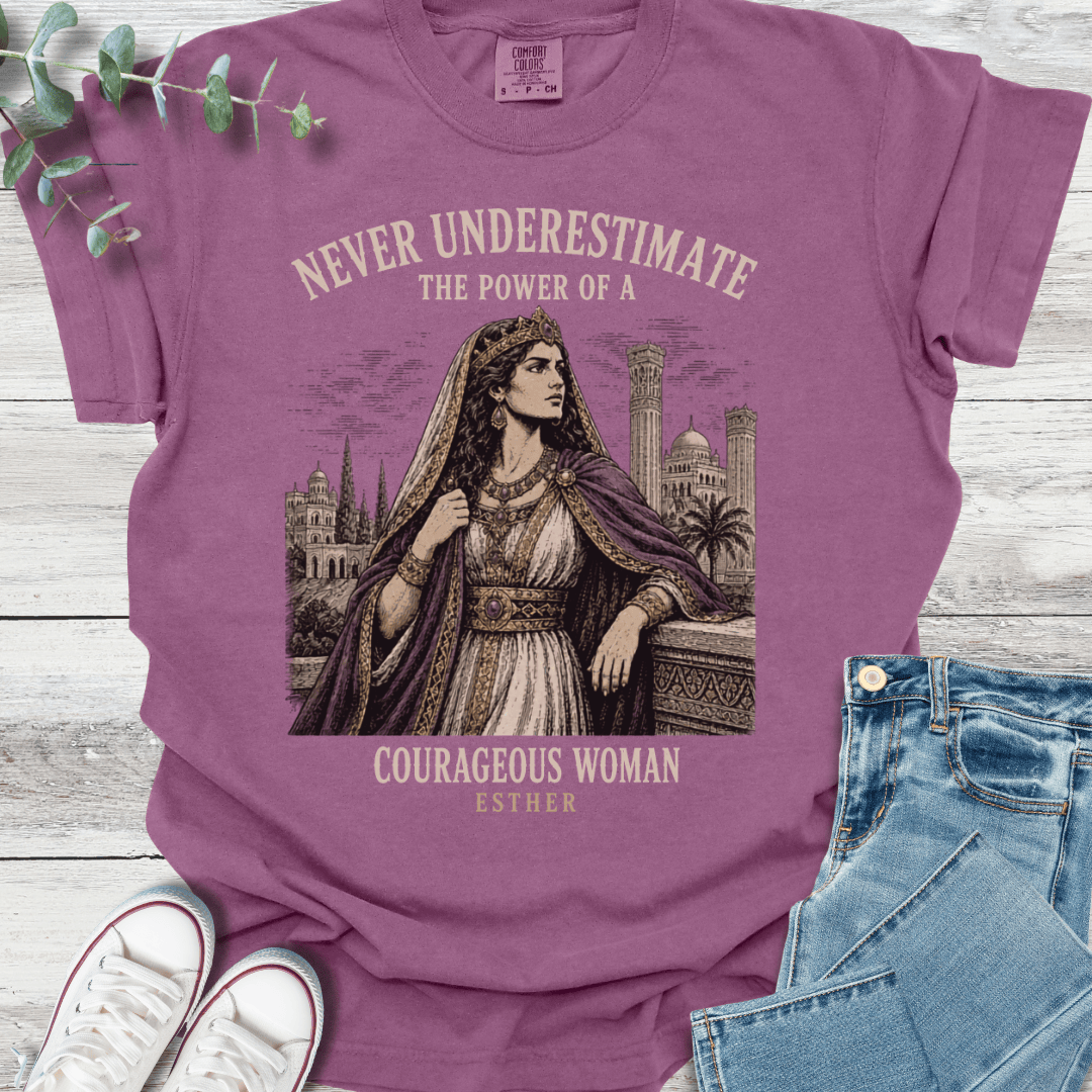 Esther Courage T-Shirt - Christian graphic tee