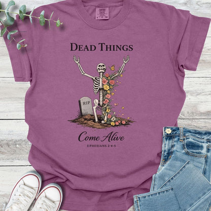 Come Alive T-Shirt in Berry - Christian graphic tee