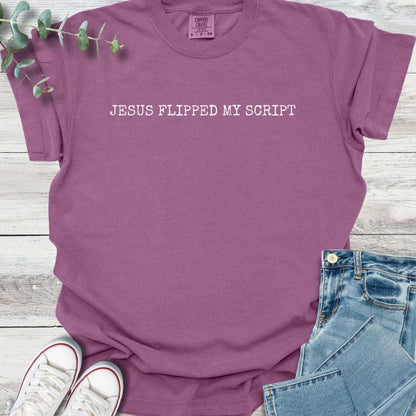 Flipped Script T-shirt