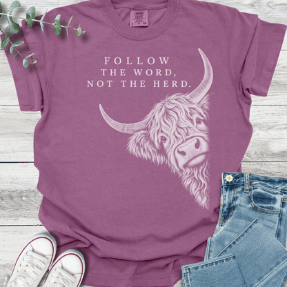 Word Over Herd T-Shirt - Christian graphic tee