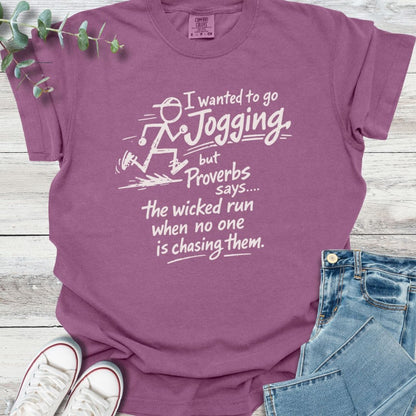 Twisted Cardio T-Shirt in Berry - Christian graphic tee