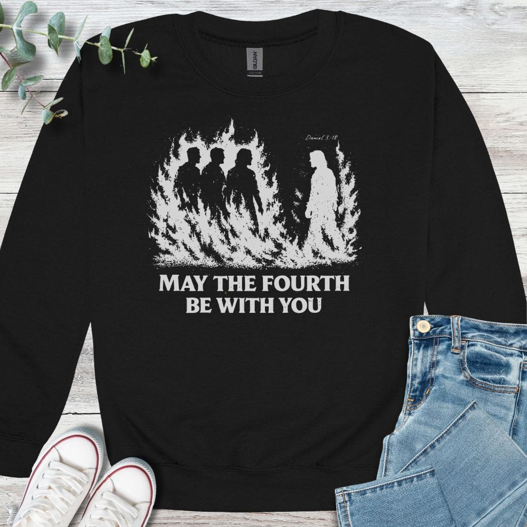 The Fourth Sweatshirt - Christian graphic sweatshirt
