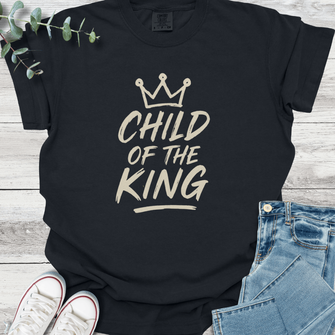 Royal T-shirt in Black - Christian graphic tee